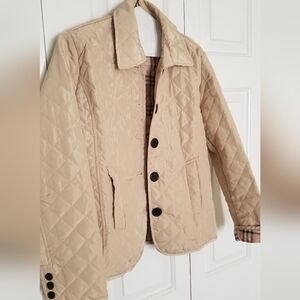 Burberry KID'S WATER RESISTANT DIAMOND QUILTED JACKET